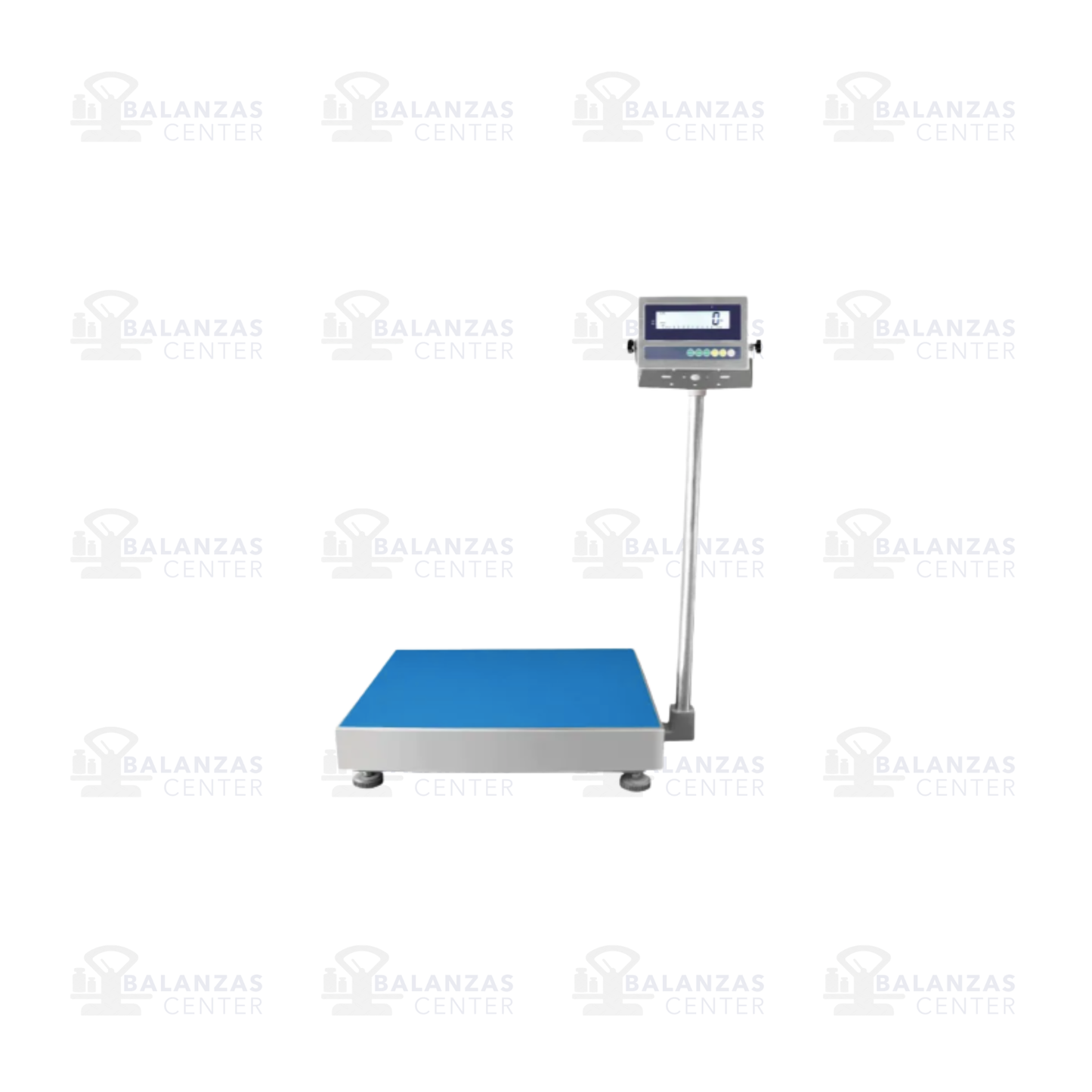 BALANZA DE PLATAFORMA 80 X 70 CM HAND FREE TP9901 INOX DE 500 KG