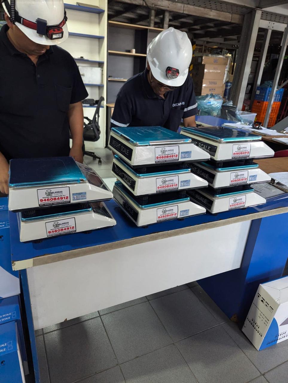 Entrega realiza en ATE - 10 balanzas grameras Patrick`s ACS-708W