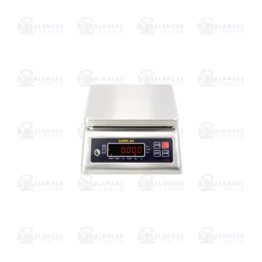 BALANZA DE ACERO INOXIDABLE SUPER SS DE 30 KG