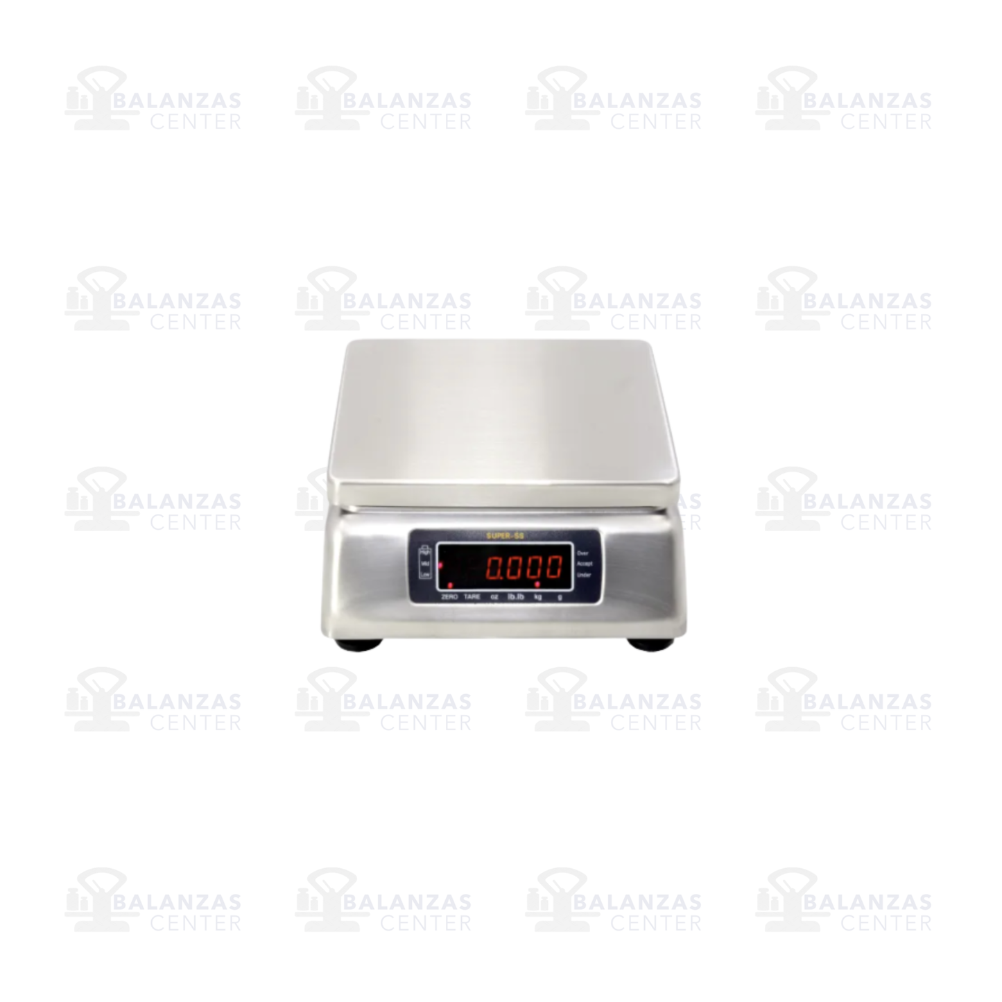 BALANZA DE ACERO INOXIDABLE SUPER SS DE 30 KG