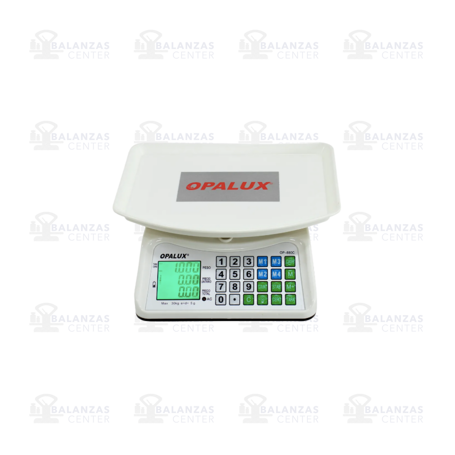 BALANZAS OPALUX OP-880C DE 30 KG