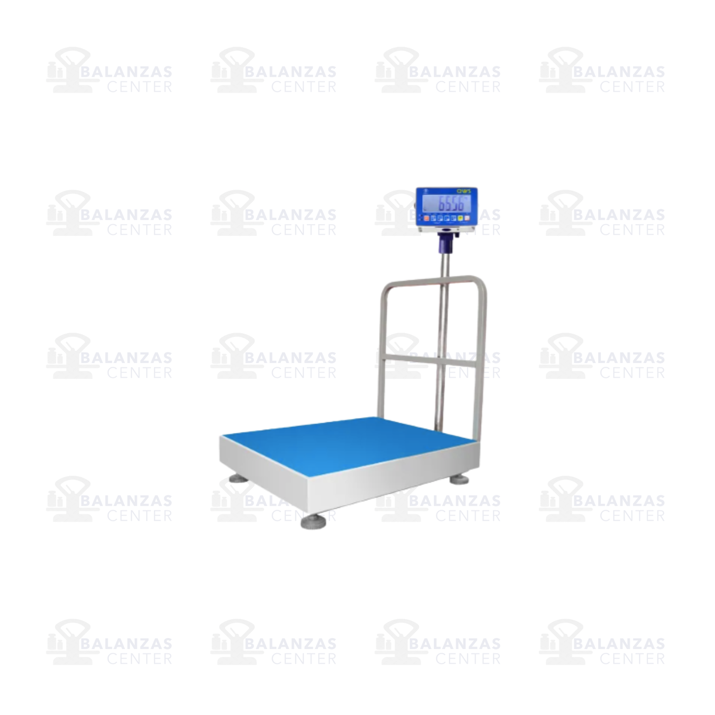 BALANZA DE PLATAFORMA 80 X 80 CM EXCELL QWS DE 600 KG