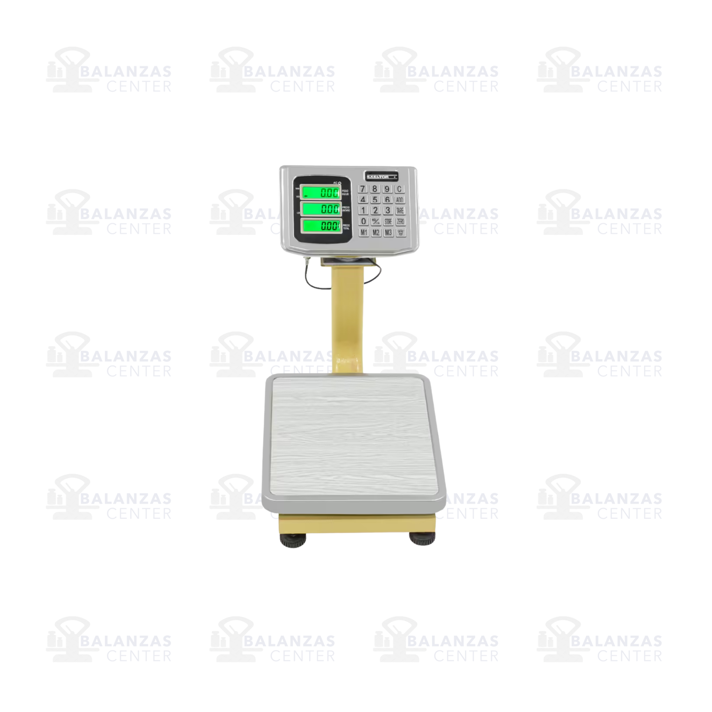 BALANZA DE PLATAFORMA 34 X 30 CM EXELTOR BR100T DE 60 KG