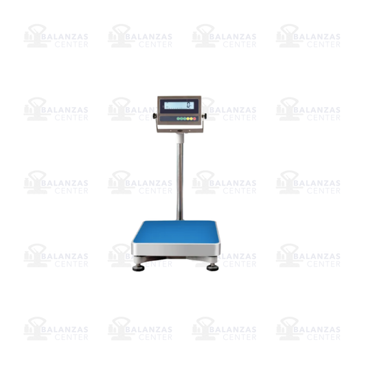 BALANZA DE PLATAFORMA 52 X 44 CM HAND FREE TP9901 INOX DE 200 KG