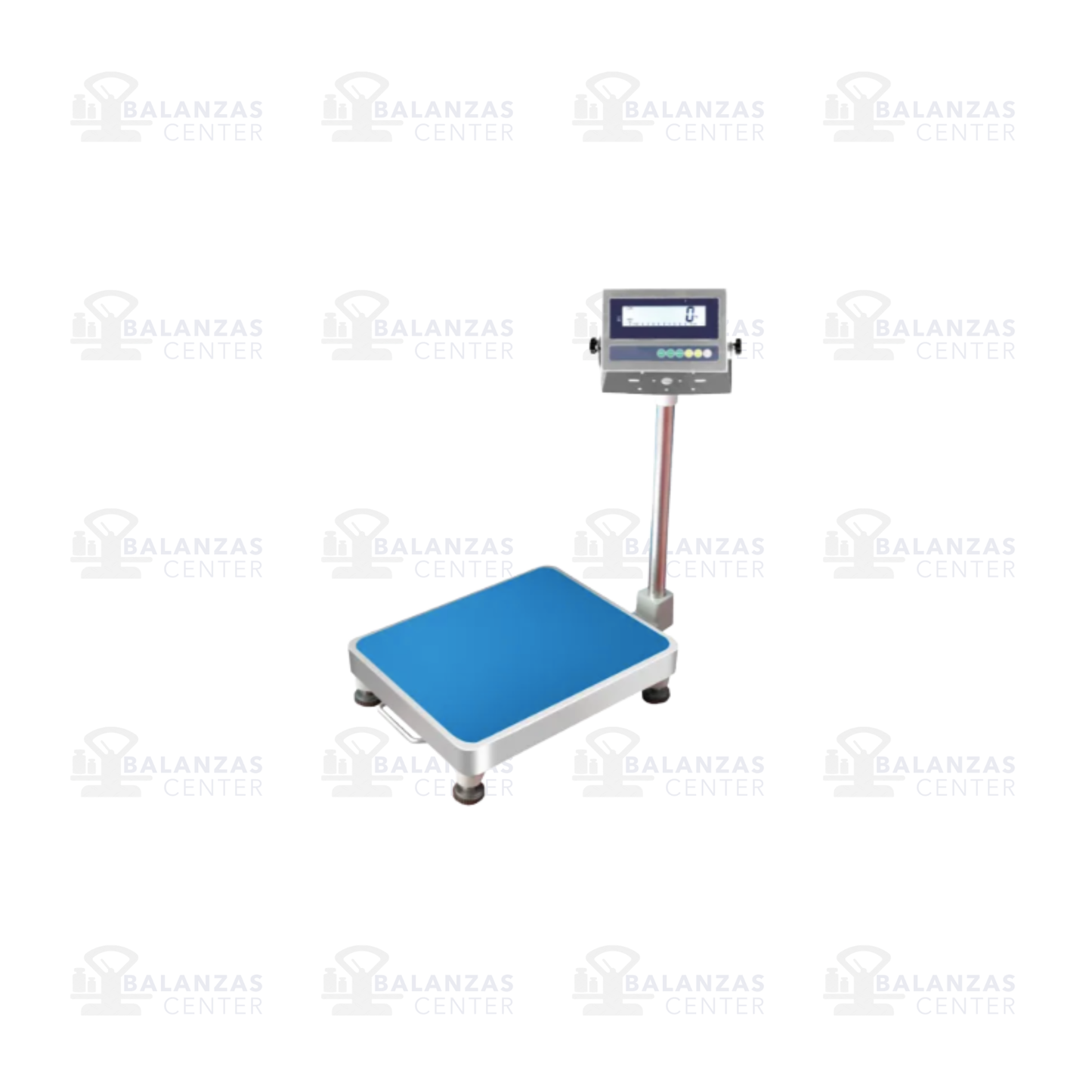 BALANZA DE PLATAFORMA 60 X 46 CM HAND FREE TP9901 INOX DE 300 KG