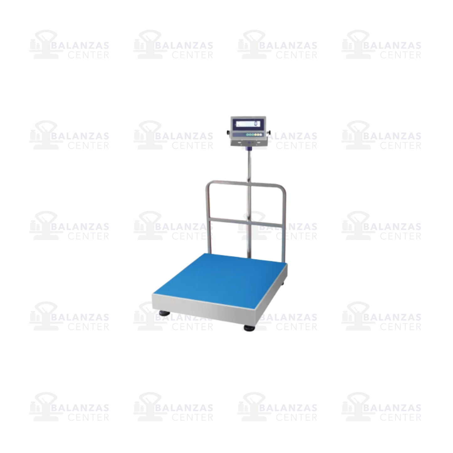 BALANZA DE PLATAFORMA 80 X 80 CM HAND FREE TP9901 DE INOX DE 600 KG