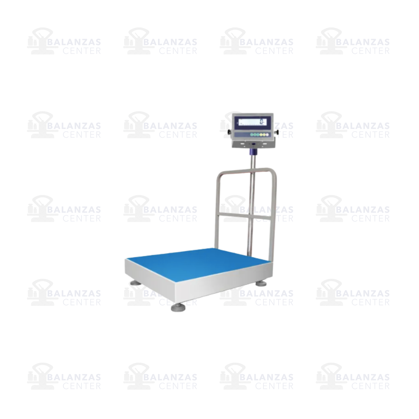 BALANZA DE PLATAFORMA 80 X 80 CM HAND FREE TP9901 DE INOX DE 600 KG