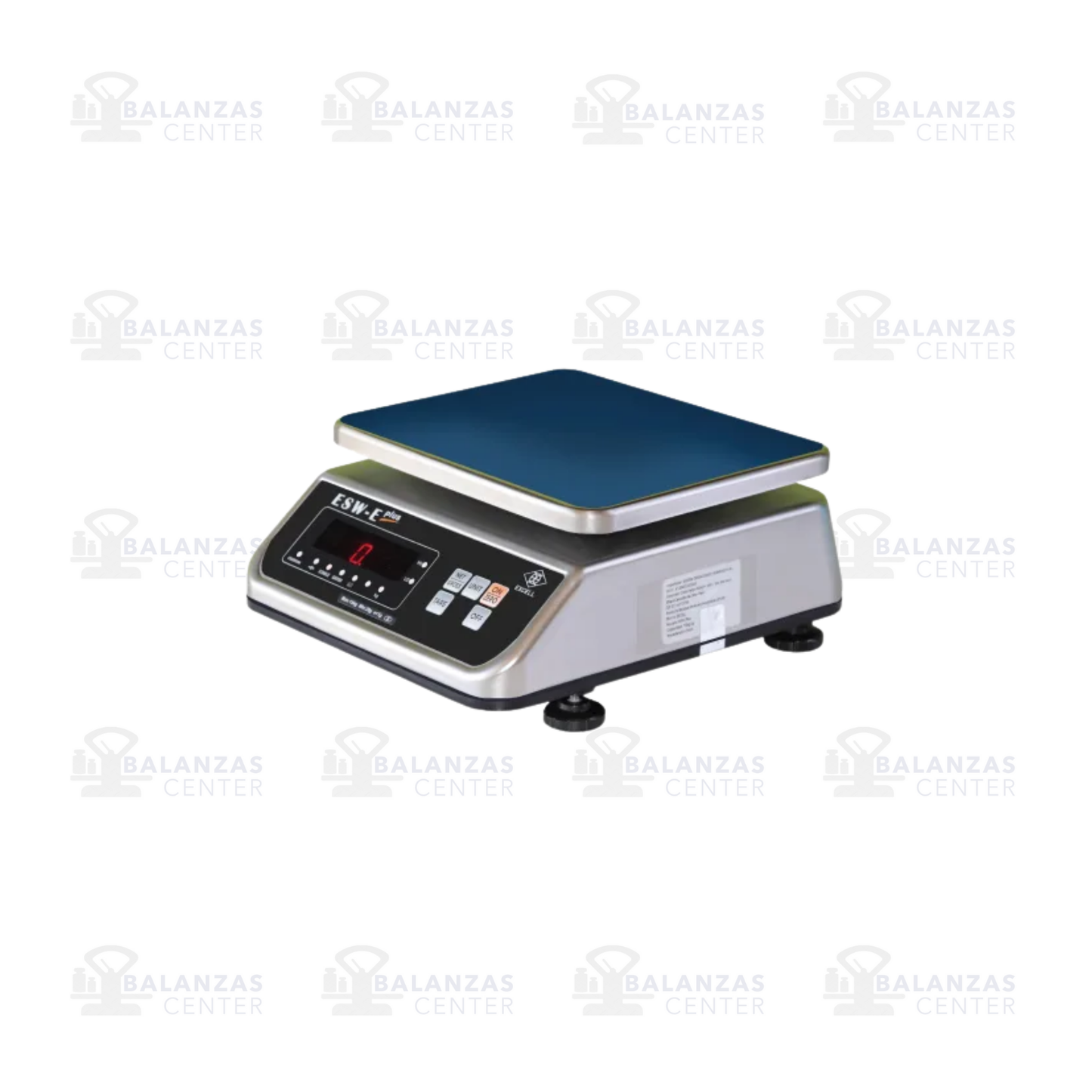 BALANZA DE ACERO INOXIDABLE EXCELL ESW-E DE 15KG