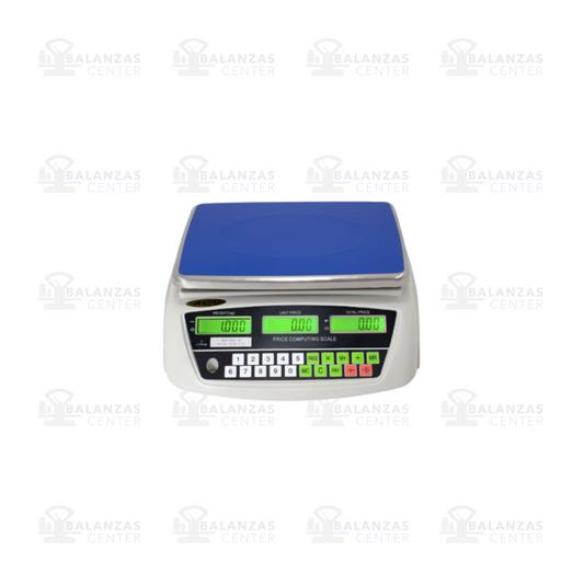 Balanza comercial ACU TAC-30 de 30 kg con doble visor