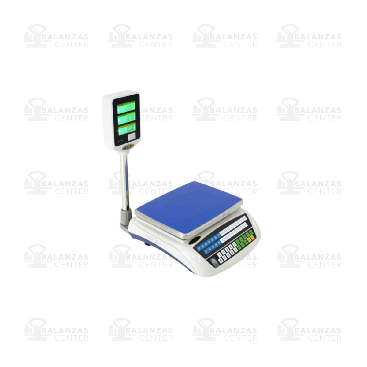 Balanza comercial ACU TGC-30 de 30 kg, vista lateral