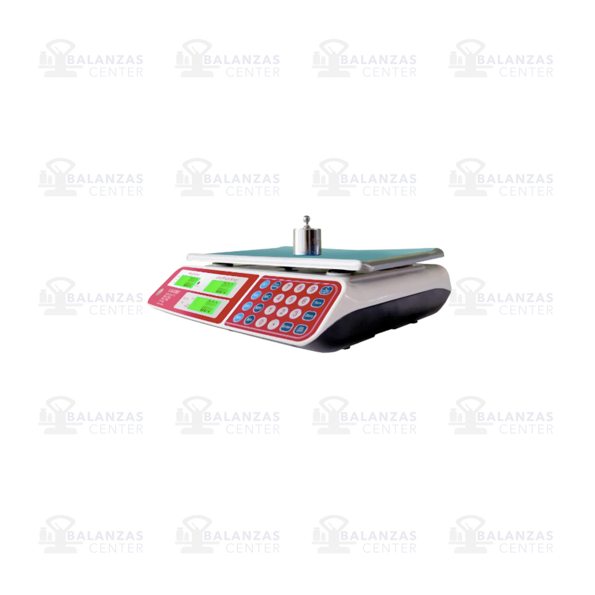 Balanza comercial Camry ACS de 30 kg, vista lateral