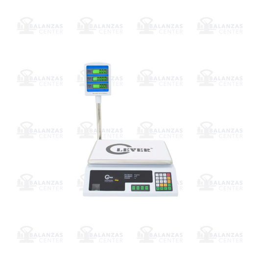 Balanza comercial Clever Professional T de 30 kg con poste
