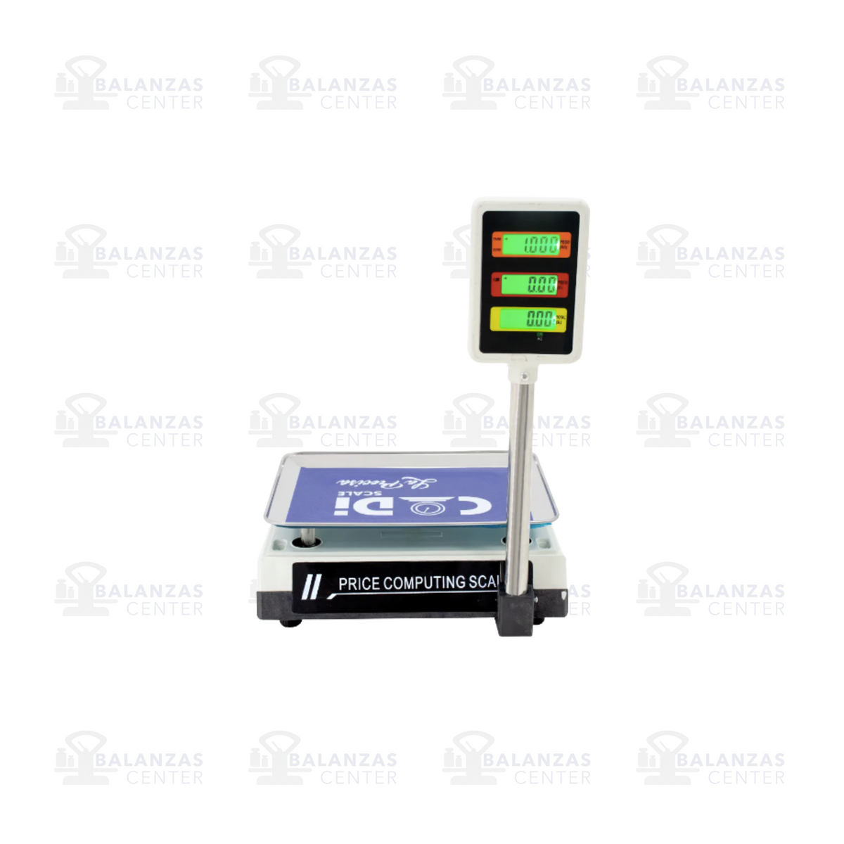 Balanza comercial Codi ACS-40 de 40 kg, detalle de pantallas