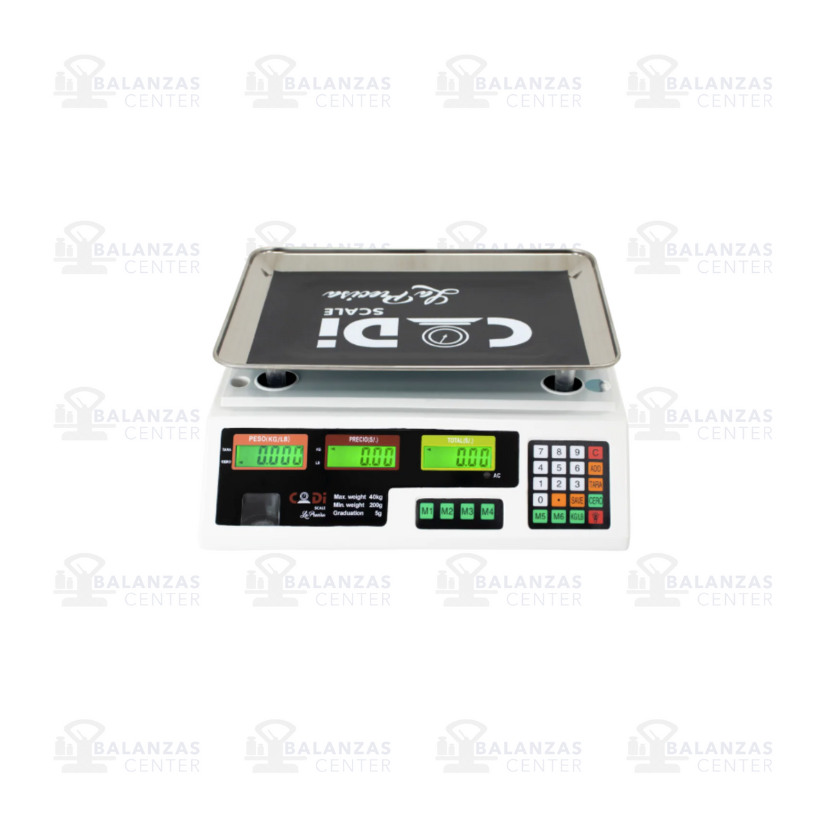 Balanza comercial Codi Scale de 40 kg
