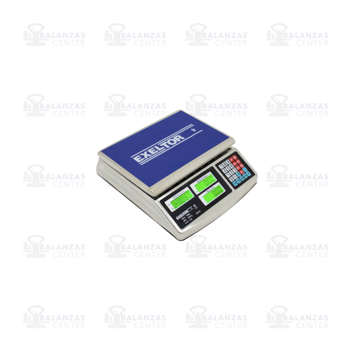 Balanza comercial Exeltor BR40, vista lateral