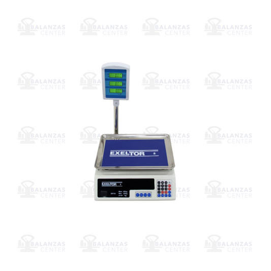 Balanza comercial Exeltor BRT40 de 40 kg con pedestal