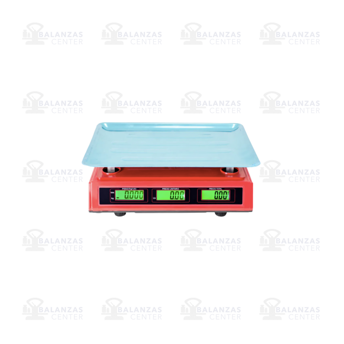 Balanza comercial Kalery ACS 769T de 40 kg, detalle de pantallas