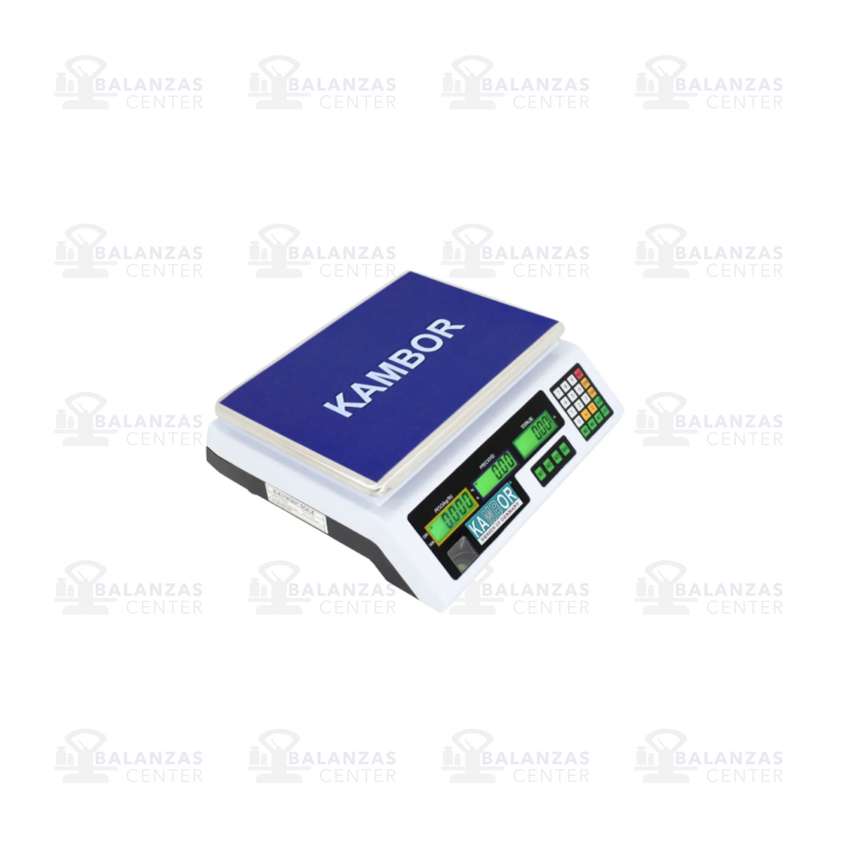 Balanza comercial Kambor ACS de 30 kg, vista lateral