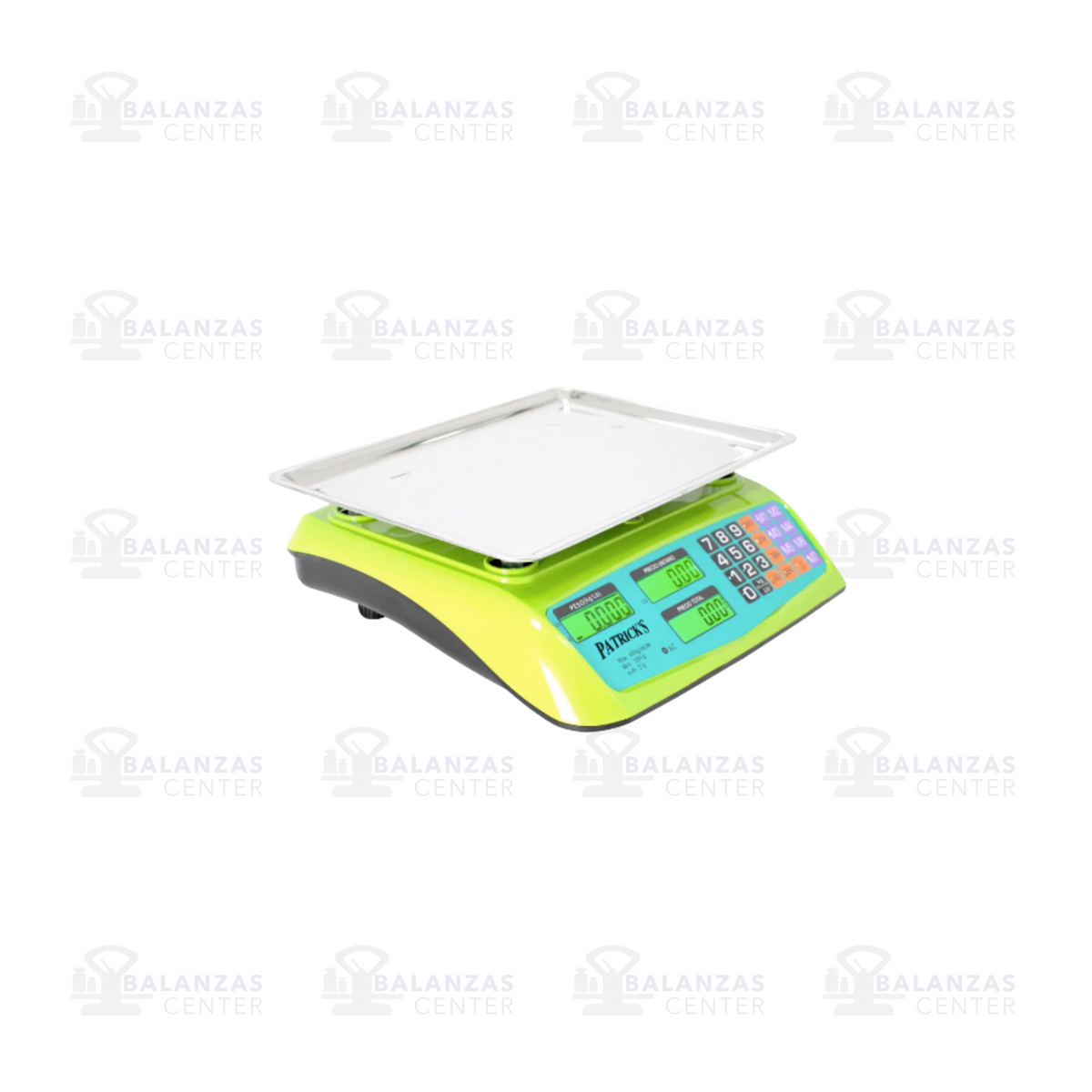 Balanza comercial Patrick's ACS 817T de 40 kg, vista lateral