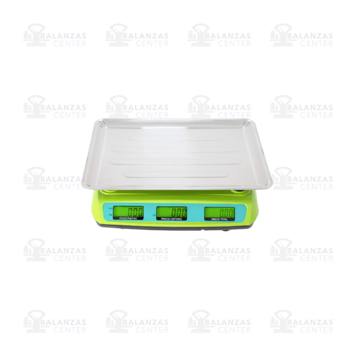 Balanza comercial Patrick's ACS 817T de 40 kg, detalle de pantallas