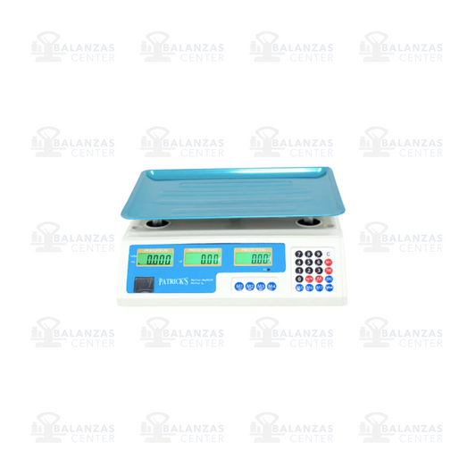 Balanza comercial Patrick's ACS-A4T de 40 kg sin torre