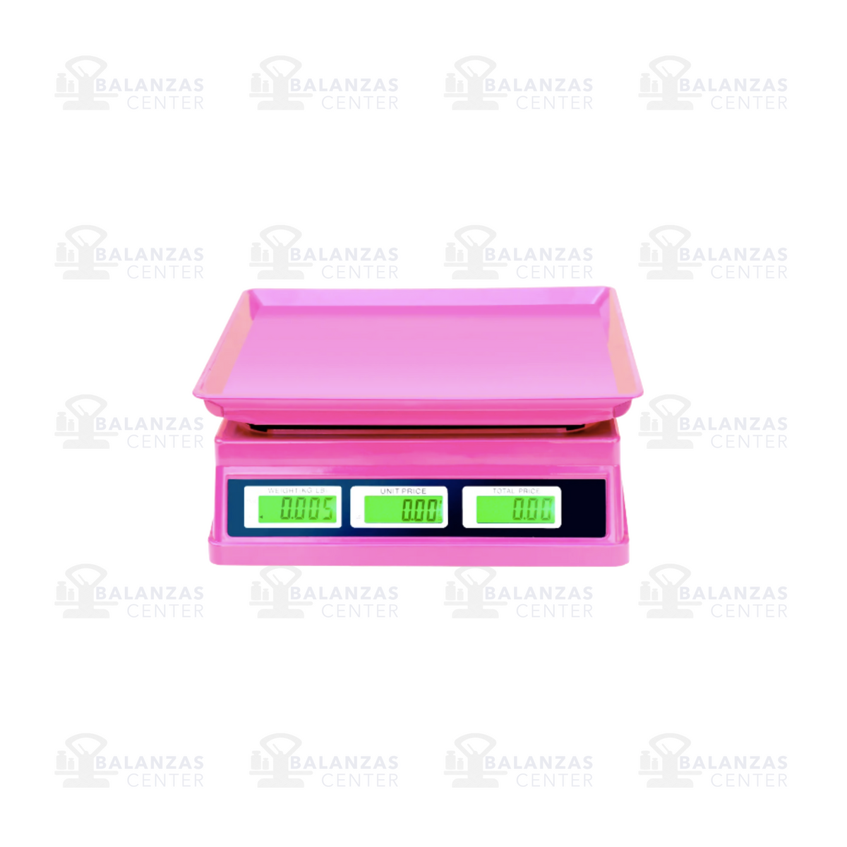 Balanza comercial Patrick's ACS30 de 30 kg, detalle de pantallas