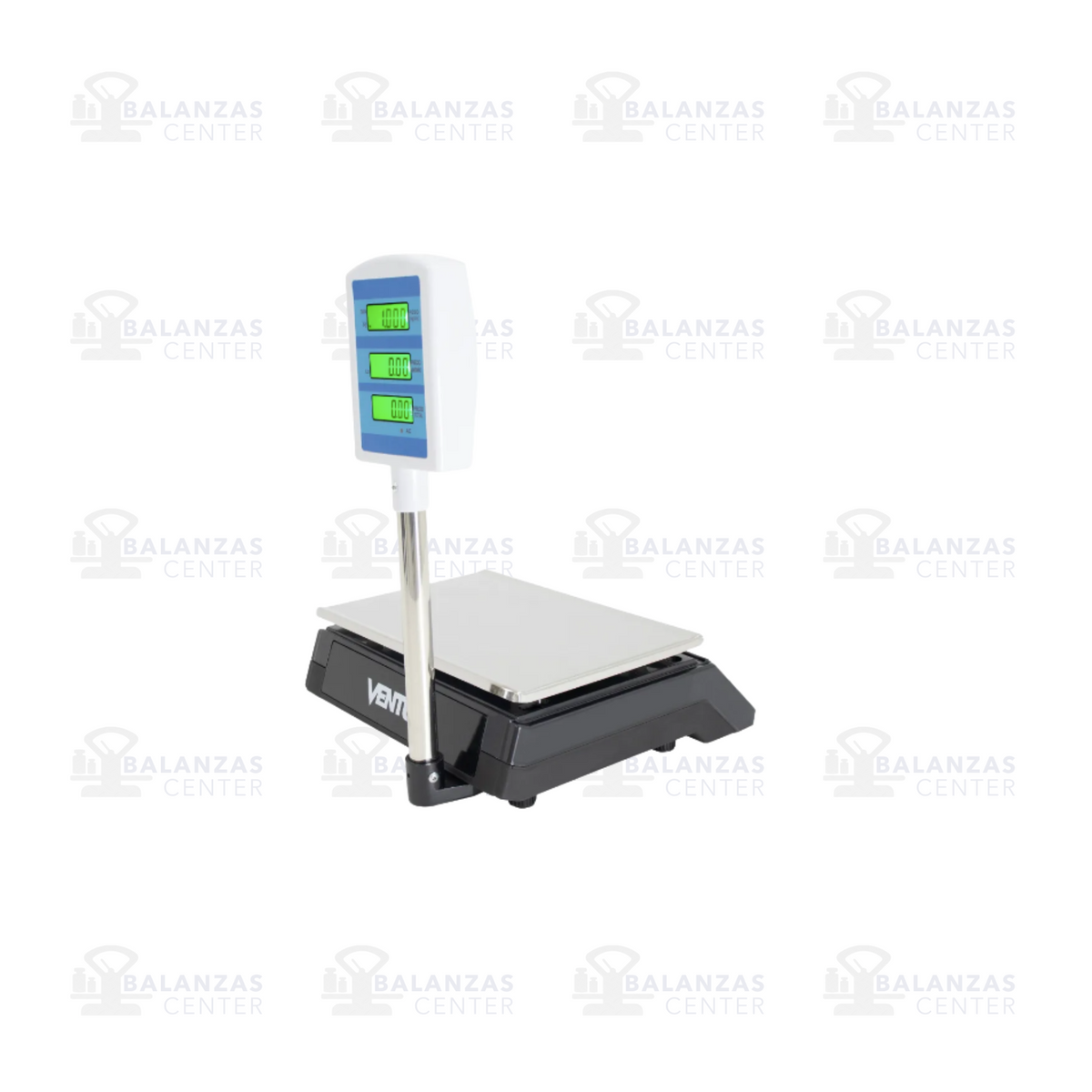 Balanza comercial Ventus B-40T de 40 kg, detalle de pantallas