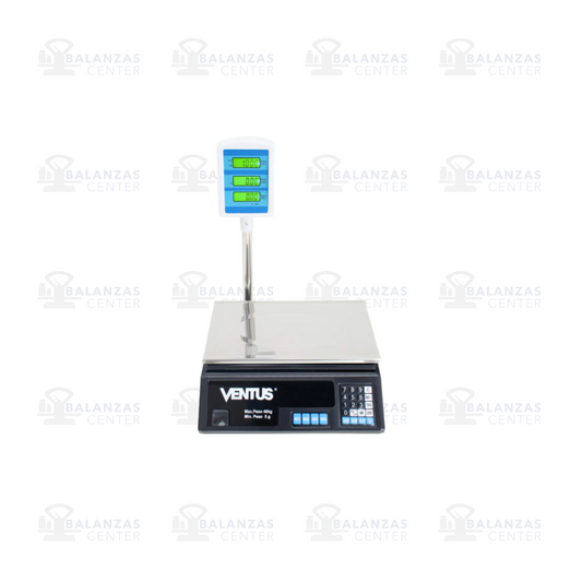 Balanza comercial Ventus B-40T de 40 kg con torre