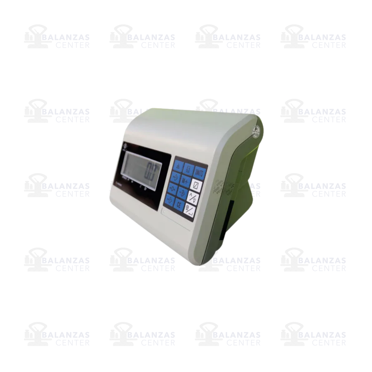 Indicador de peso Excell TWH3, vista lateral